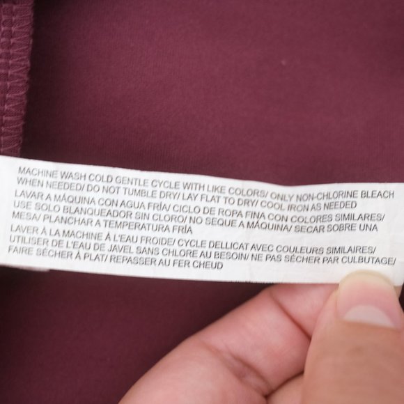 { Eloquii Dress } Plum Wine Tulip Sleeved Knee Length - Picture 8 of 9